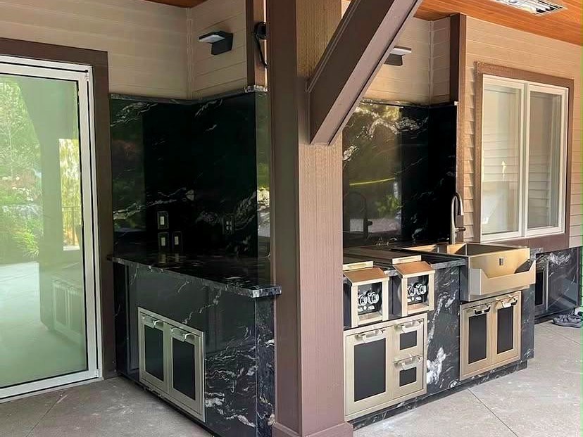 Custom stone countertop project