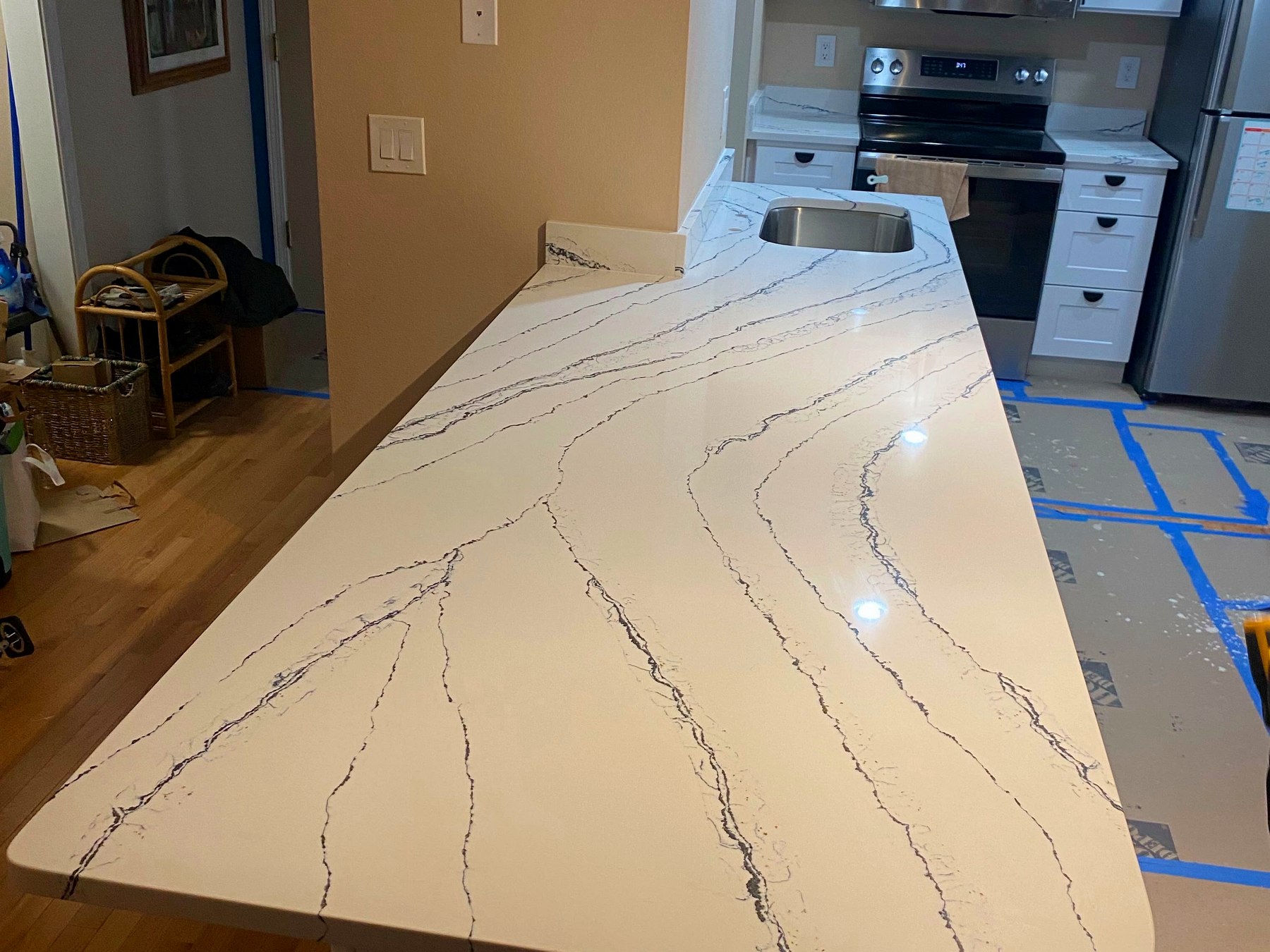 Custom stone countertop project